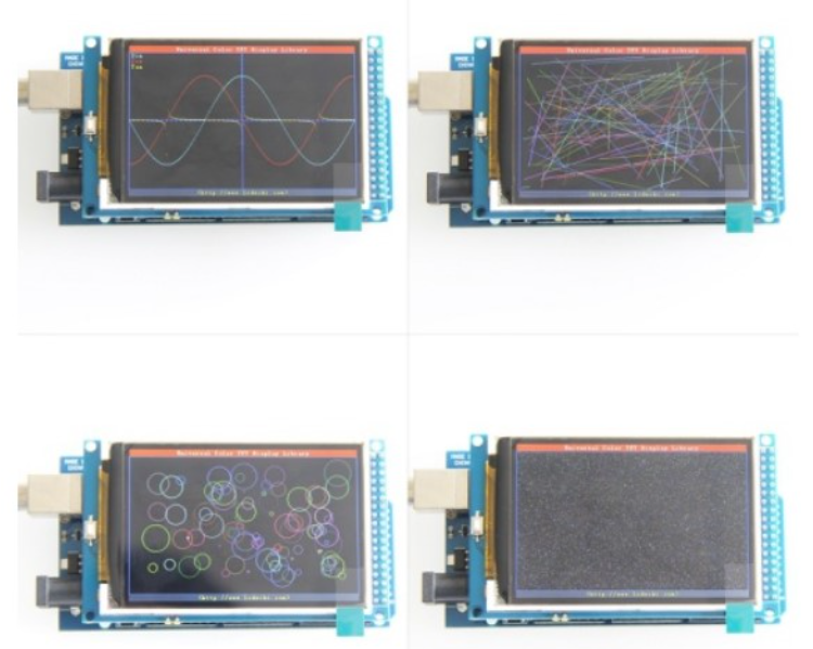 3.2寸高清TFTLCD显示屏 直插ARDUINO MEGA2560 320480老梁示波器