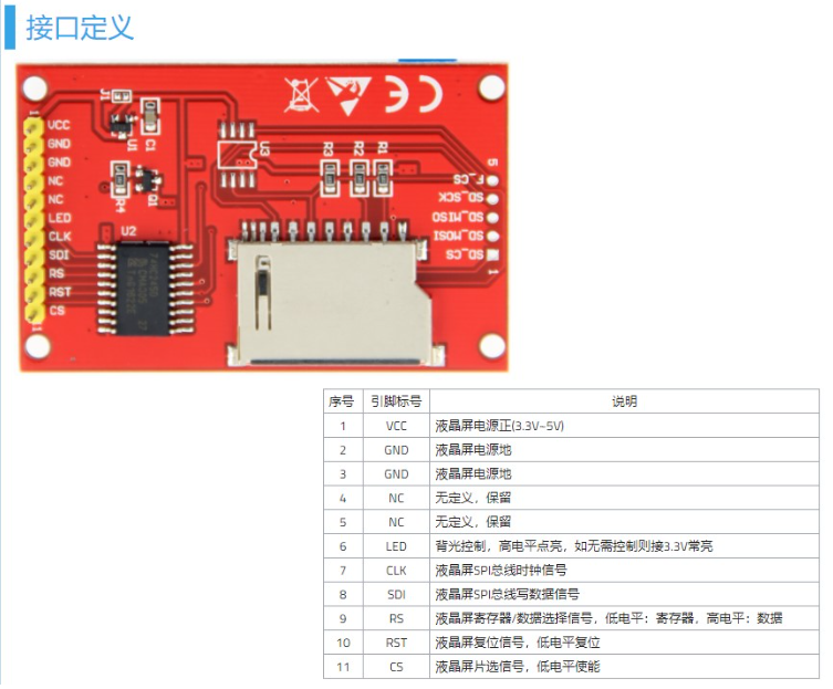 2.2寸显示屏 ILI9225驱动 ARDUINO显示屏 SPI串口屏幕 液晶屏模块