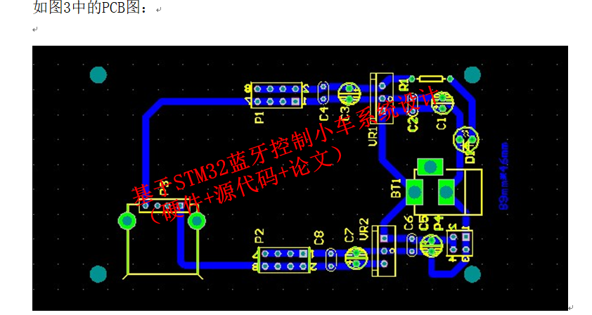 基于STM32蓝牙控制小车系统设计（硬件 源代码 论文）