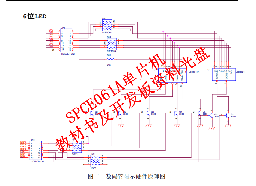 SPCE061A单片机教材书及开发板资料光盘